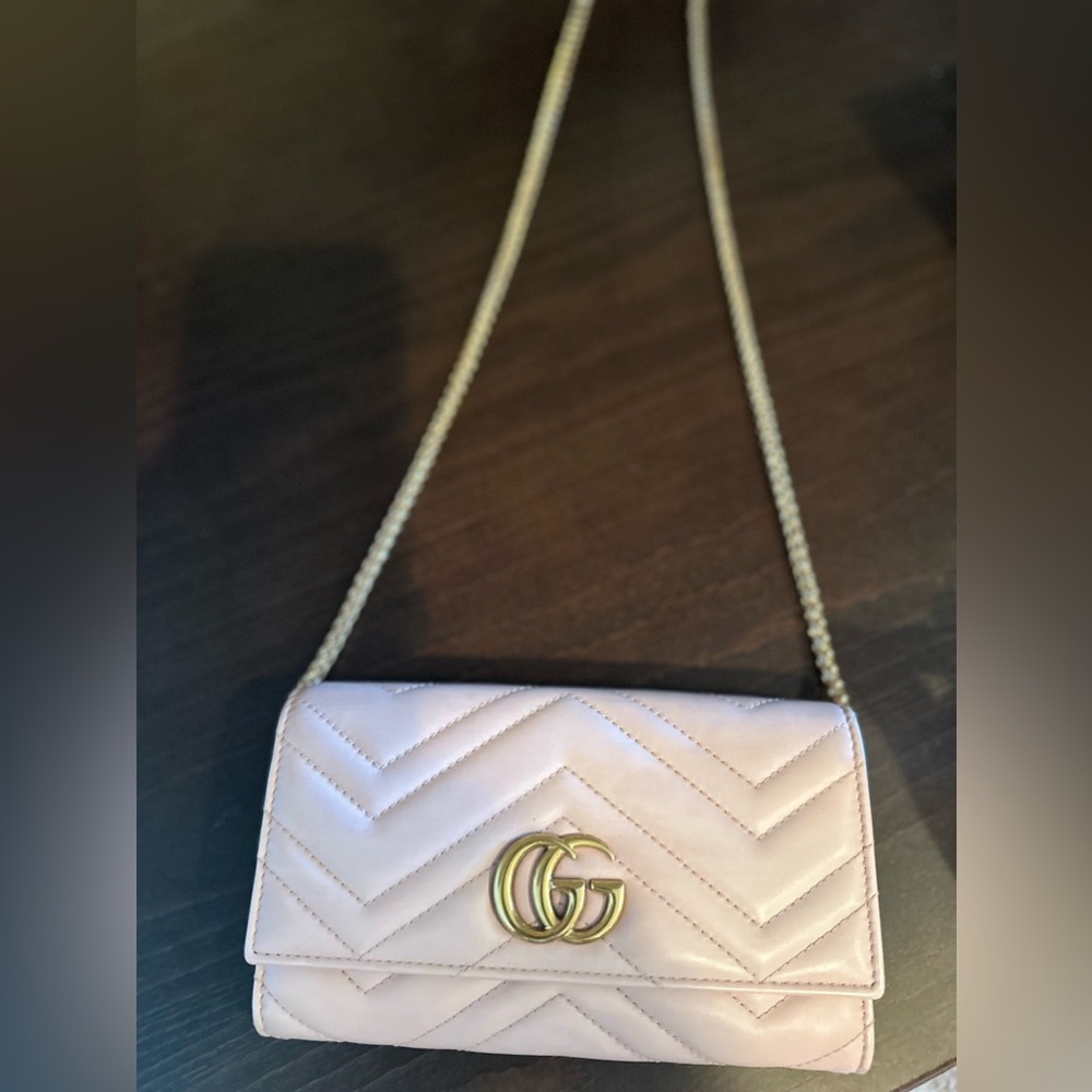 Gucci Pink Marmont Long Wallet - Picture 13 of 13